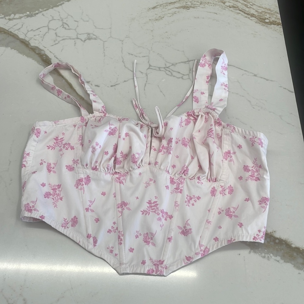Corset crop top